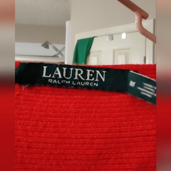 LN Ralph Lauren Boat Neck Batwing Long Sleeve Knit Sweater - Picture 2 of 8